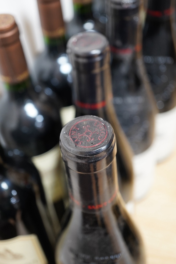 Six bottles of Chateau de Saint Cosme, 2008 Gigondas red wine, together with six bottles of 2011 Chateau Beaumont, Haut-Medoc red wine. Condition - storage unknown